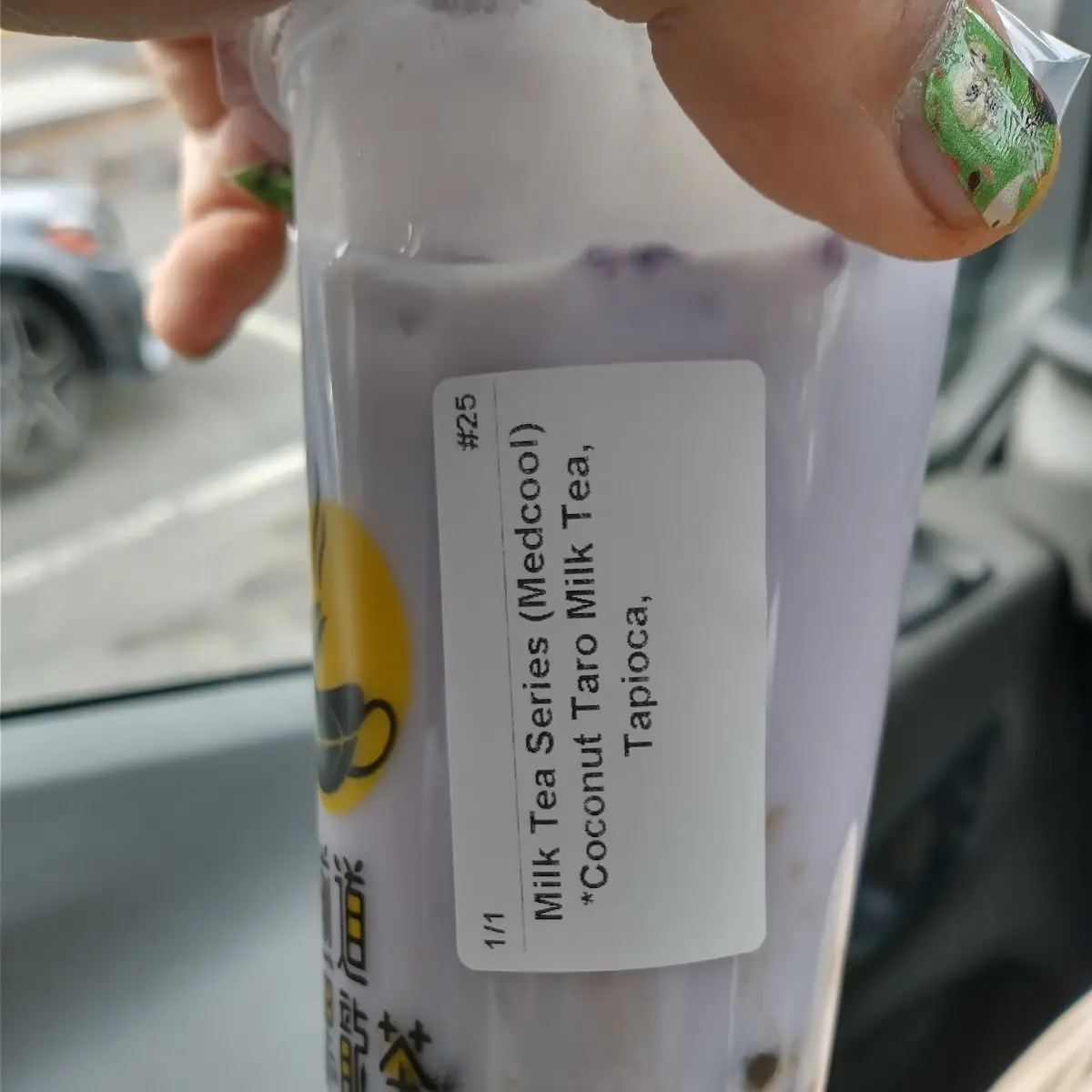 Coconut Taro Bubble Tea