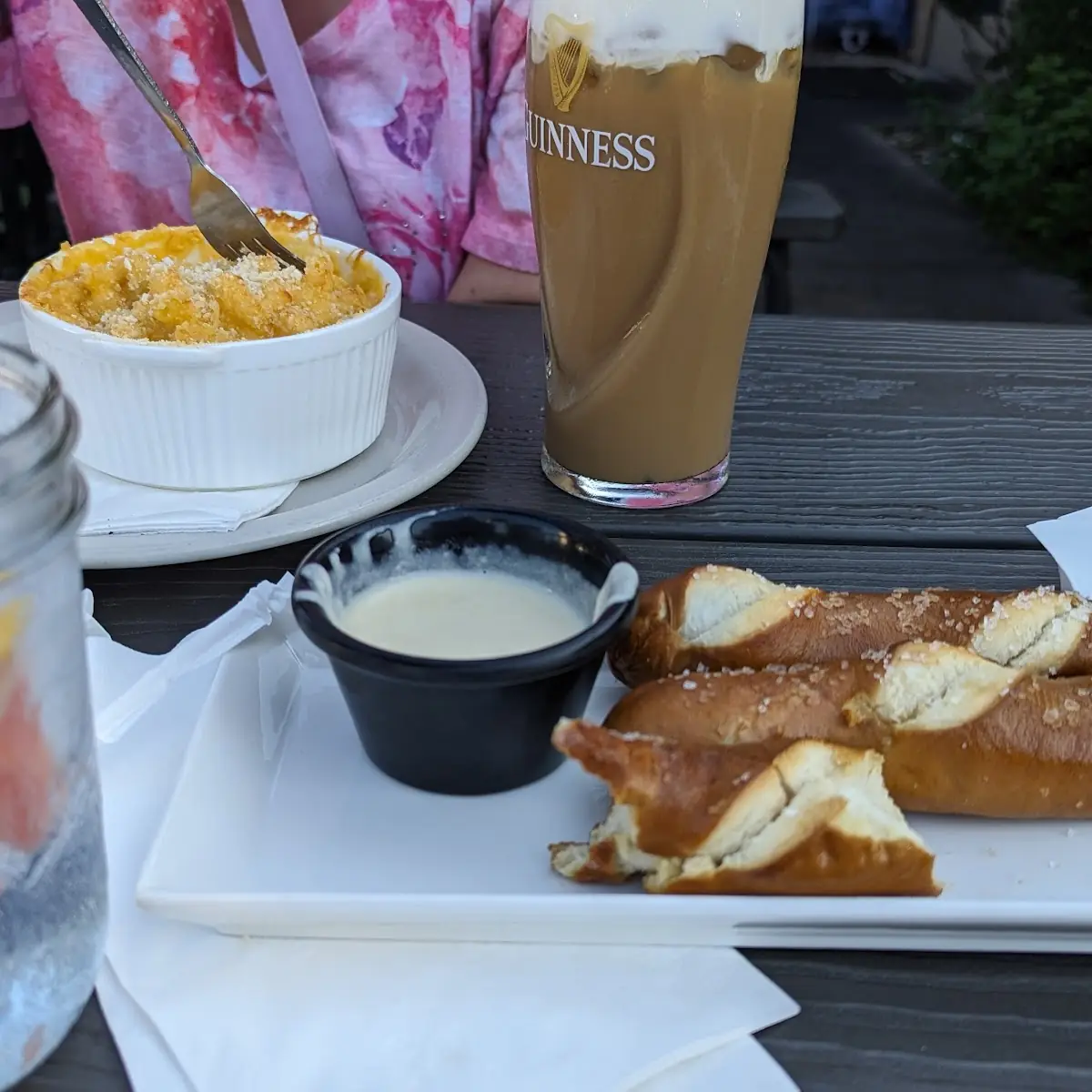 Pretzel with Guinness Cheese Dip
