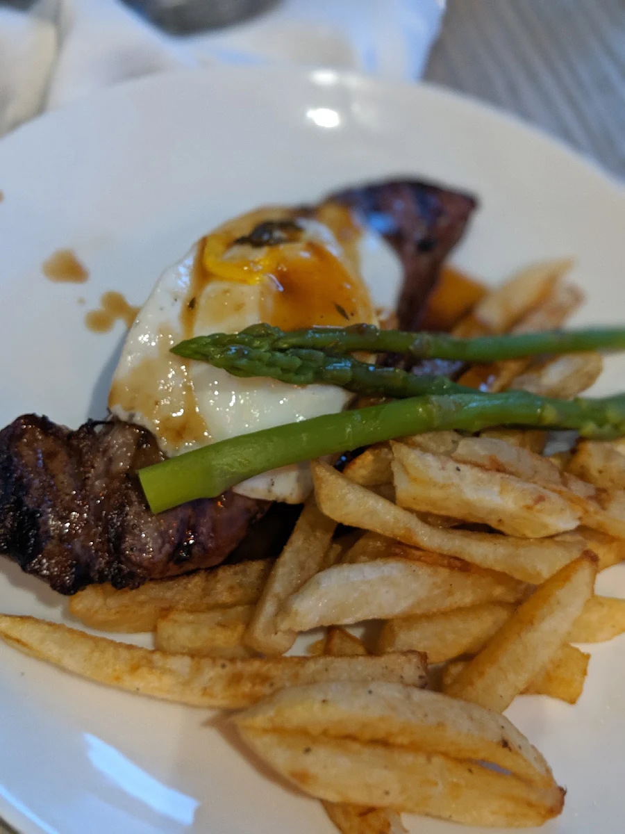Steak with Fries Egg