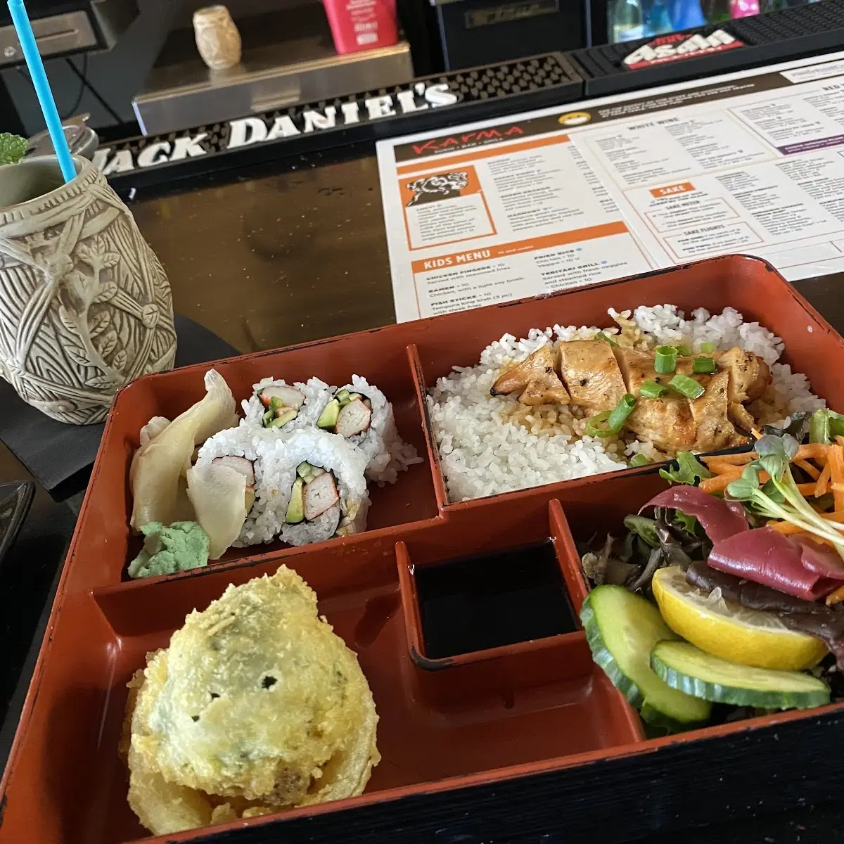 Shrimp Tempura Roll Bento Box