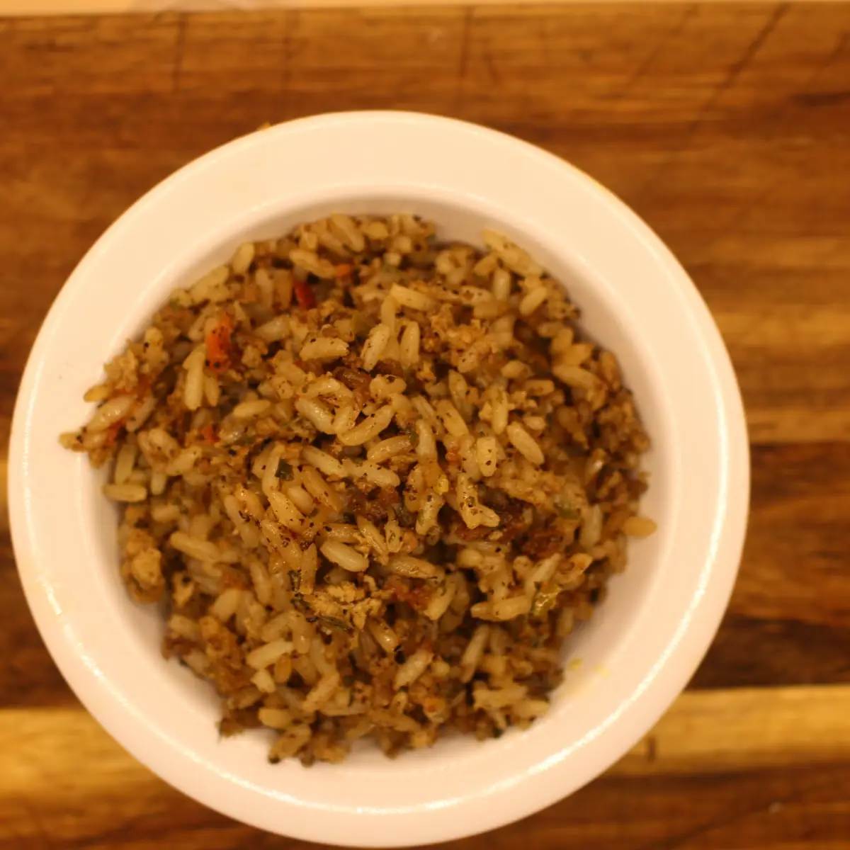 Dirty Rice Made w Turkey Meat