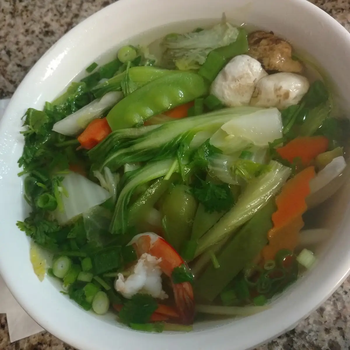 Tofu and Vegetable Soup