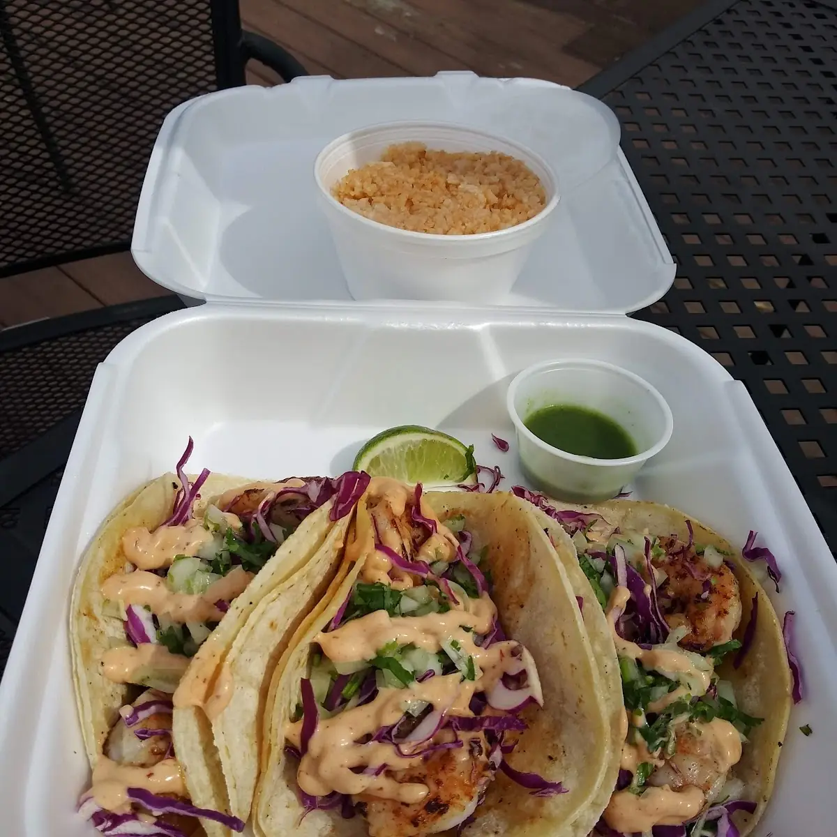 Fish Tacos and Shrimp Taco