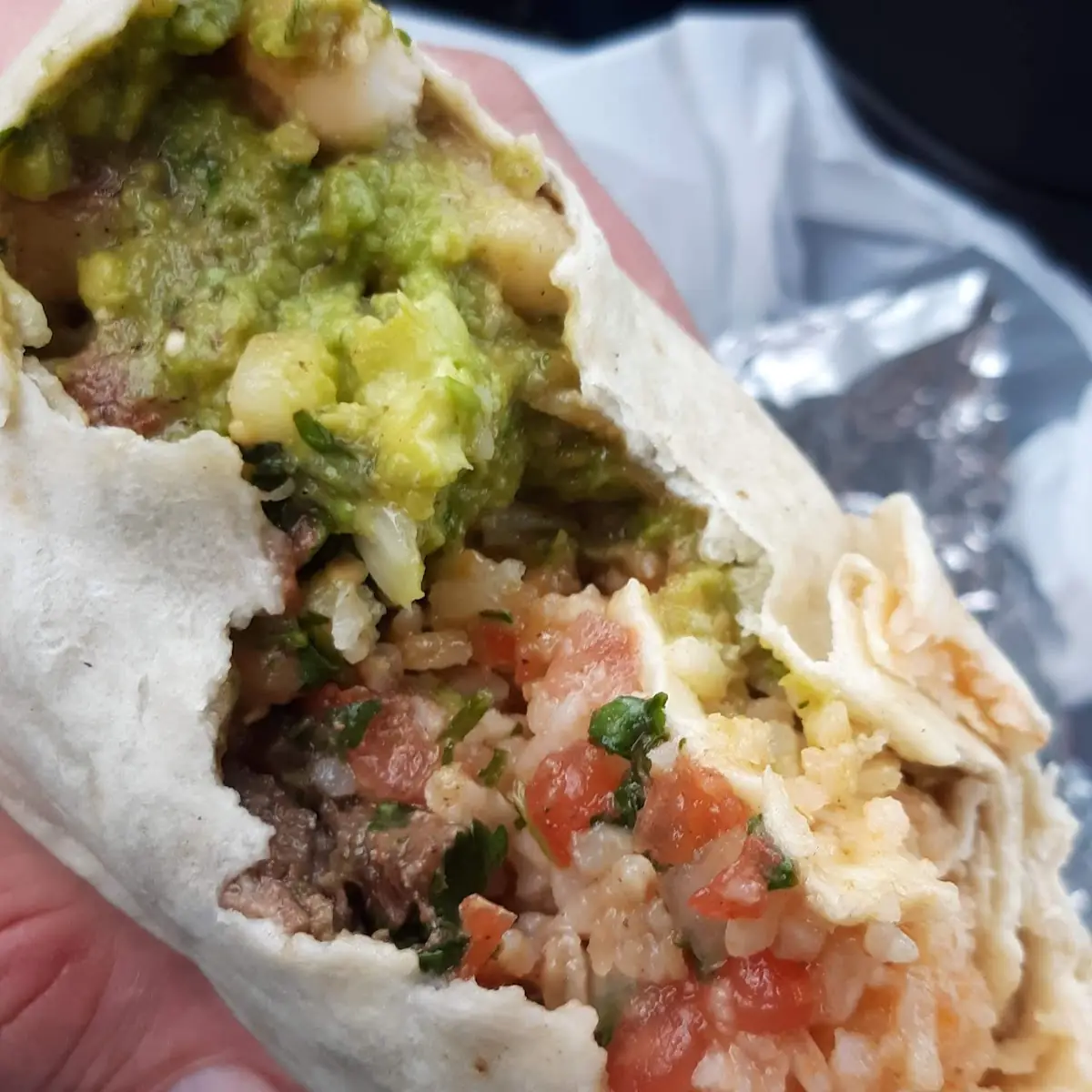 Surf N Turf Burrito