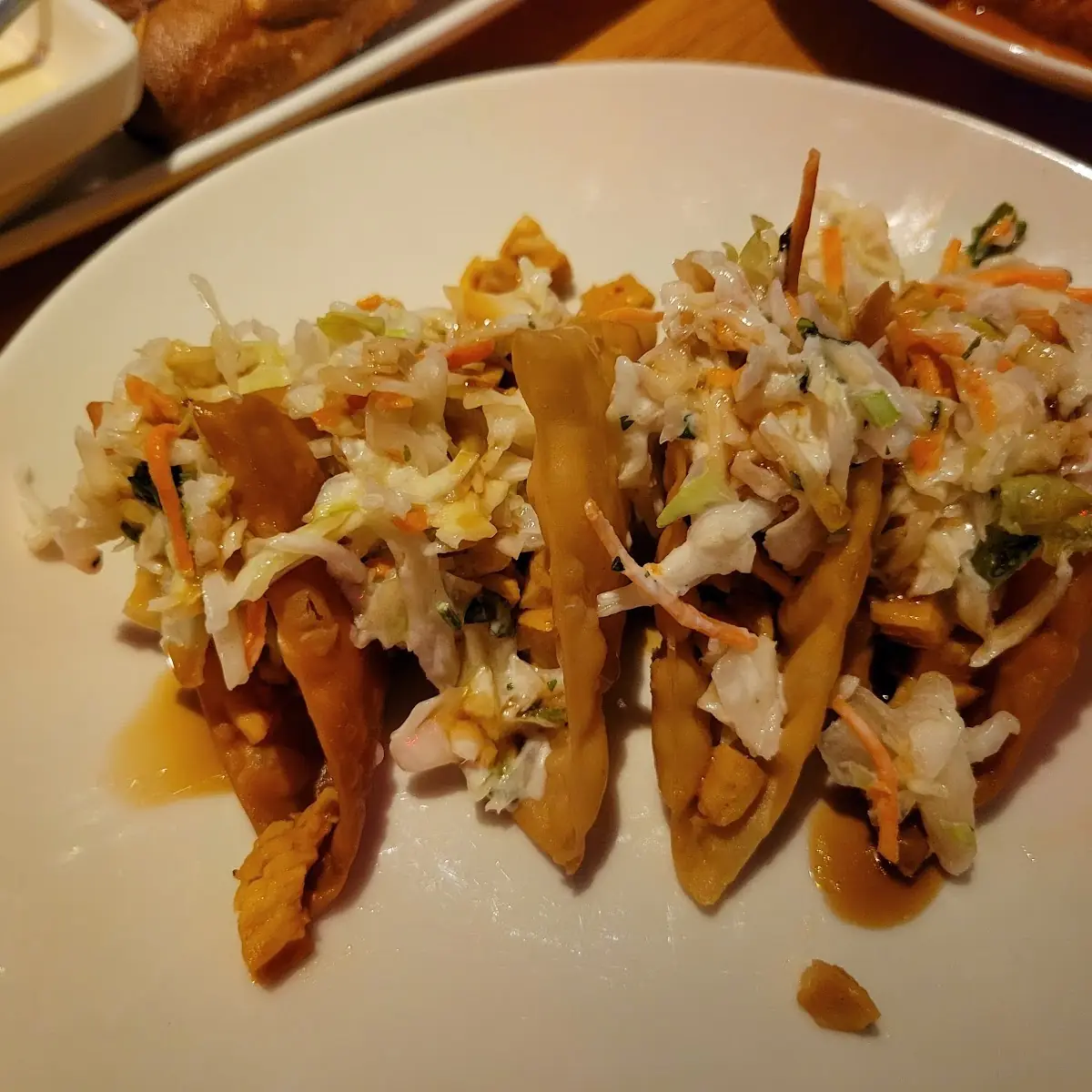 Wonton Chicken Tacos