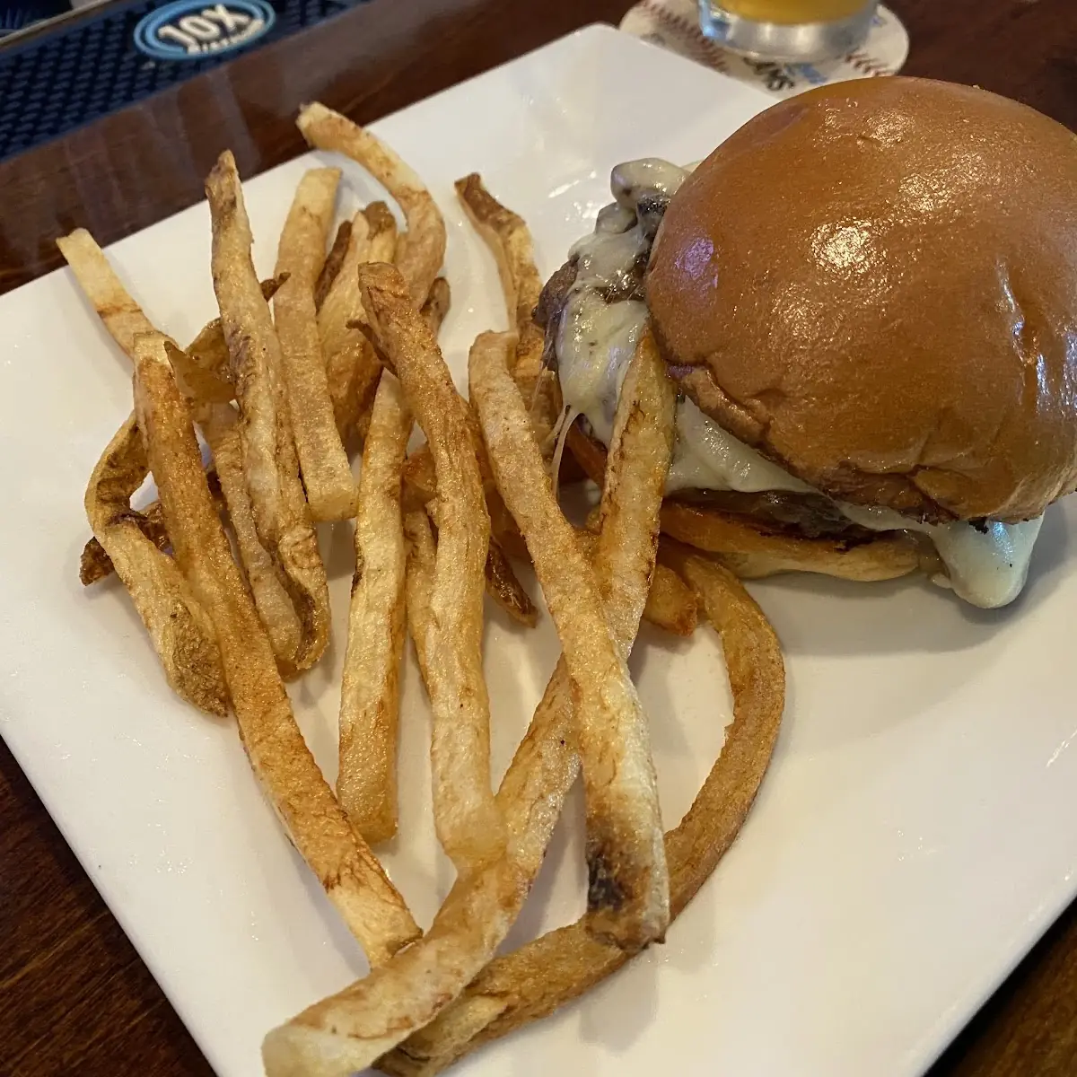 Mushroom and Swiss Burger