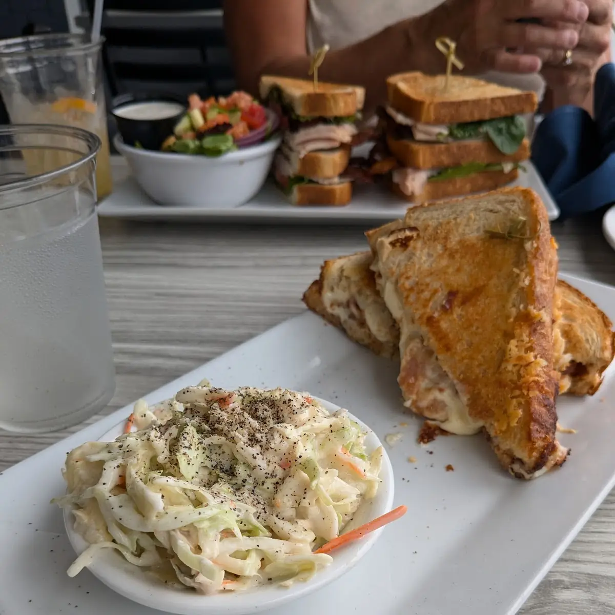 Crab Cake Grilled Cheese