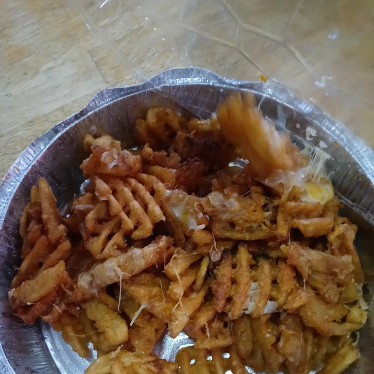 Cheesy Waffle Fries