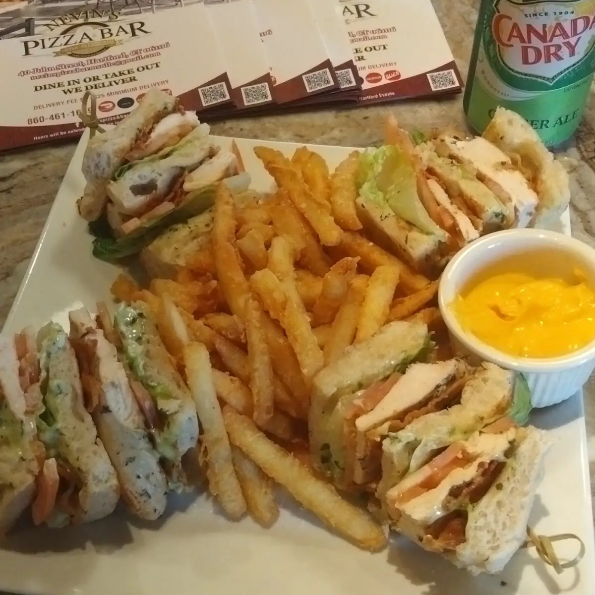Monster Chicken Club Sandwich