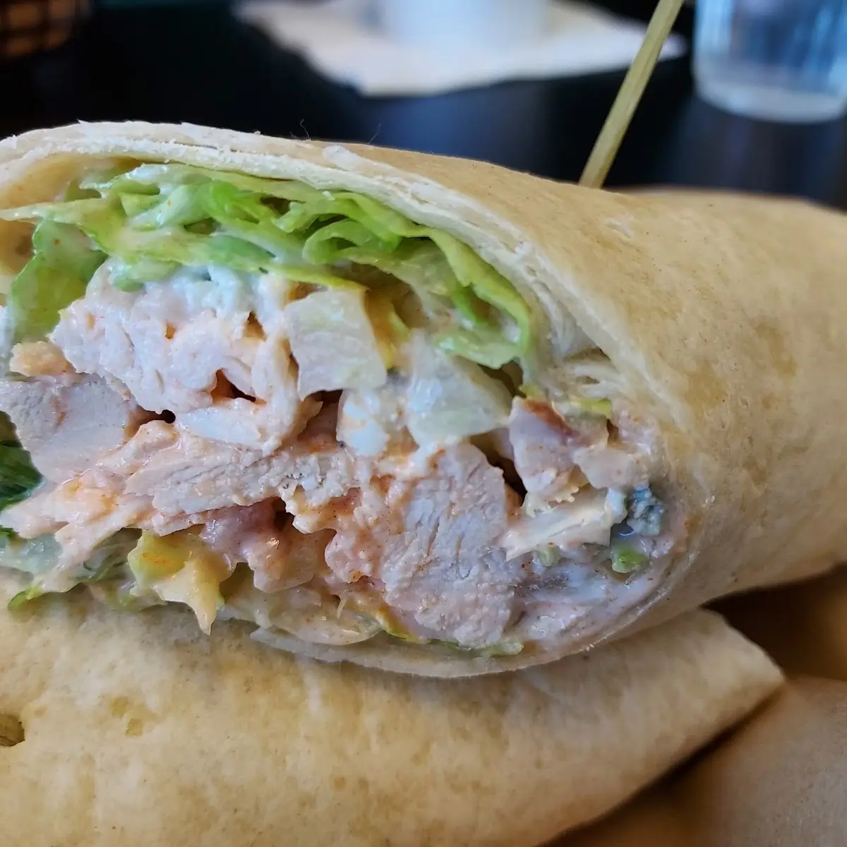 Chicken Caesar Salad Wrap