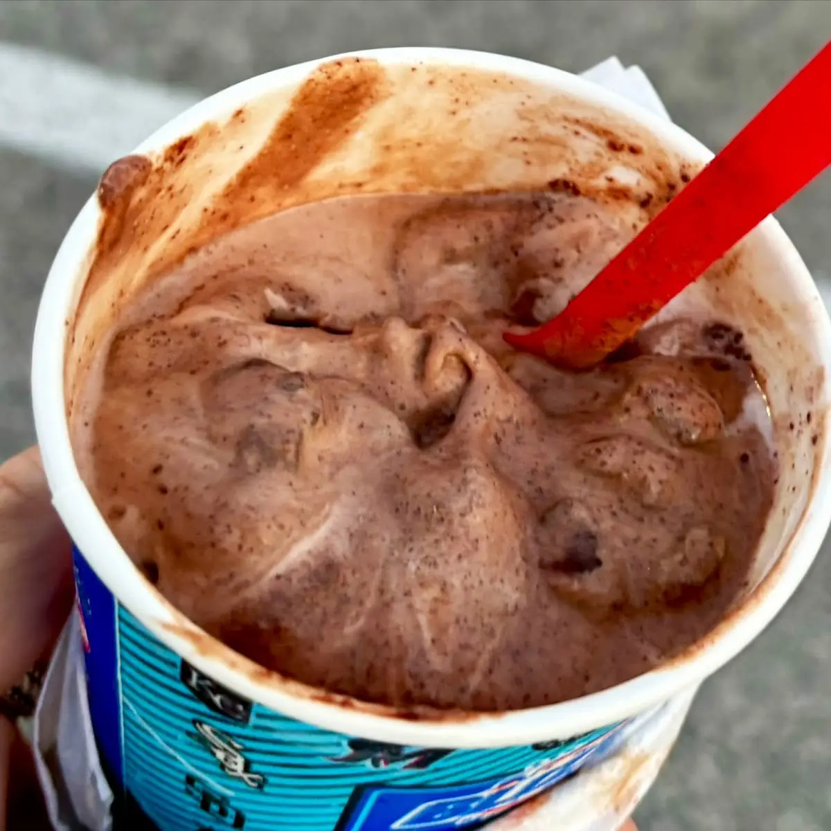 Fudge Brownie Blizzard