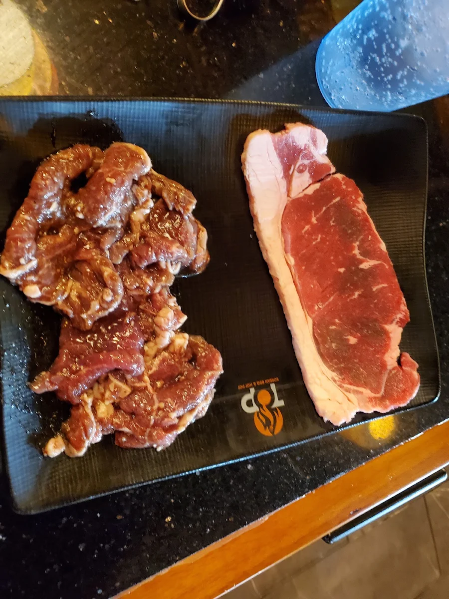 Bulgogi and New York Strip