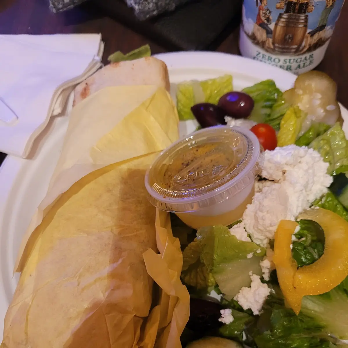 Chicken Kebab with Greek Salad