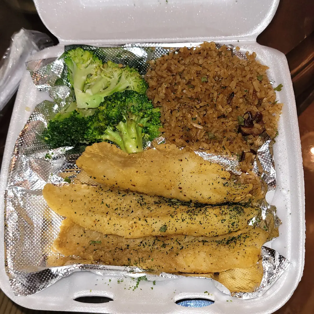 Fried Tilapia Meal