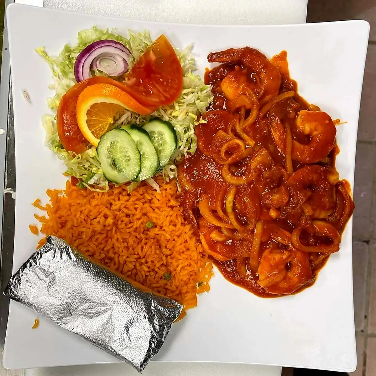 Camarones a La Diabla