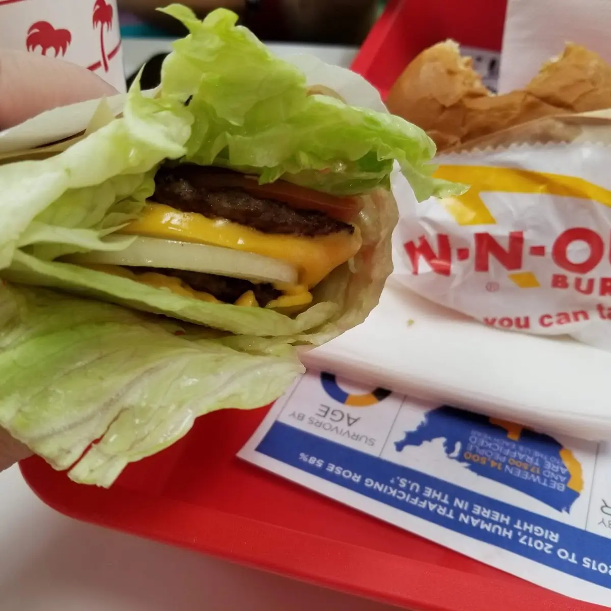 Lettuce Wrap Basic Burger