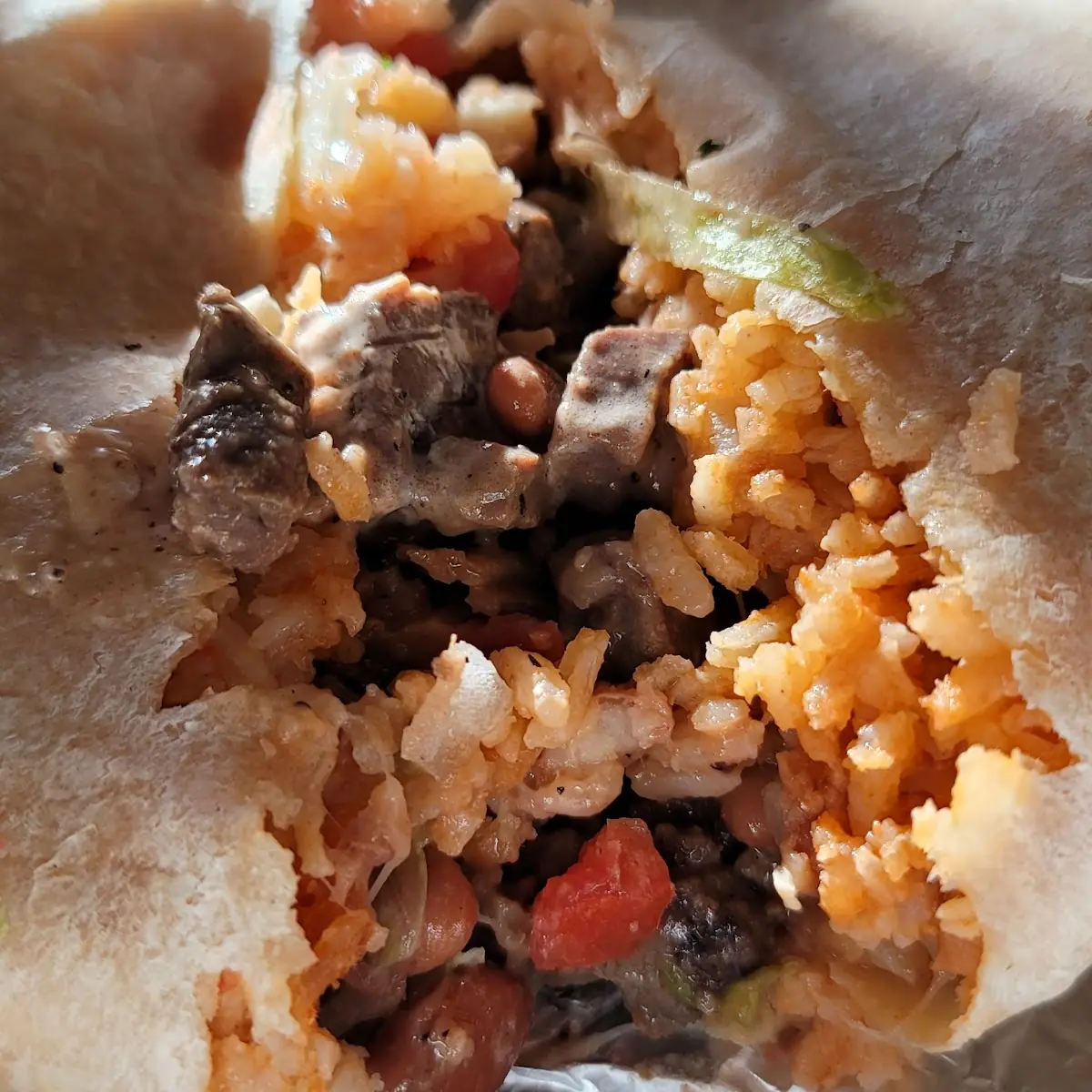 Carna Asada Burrito