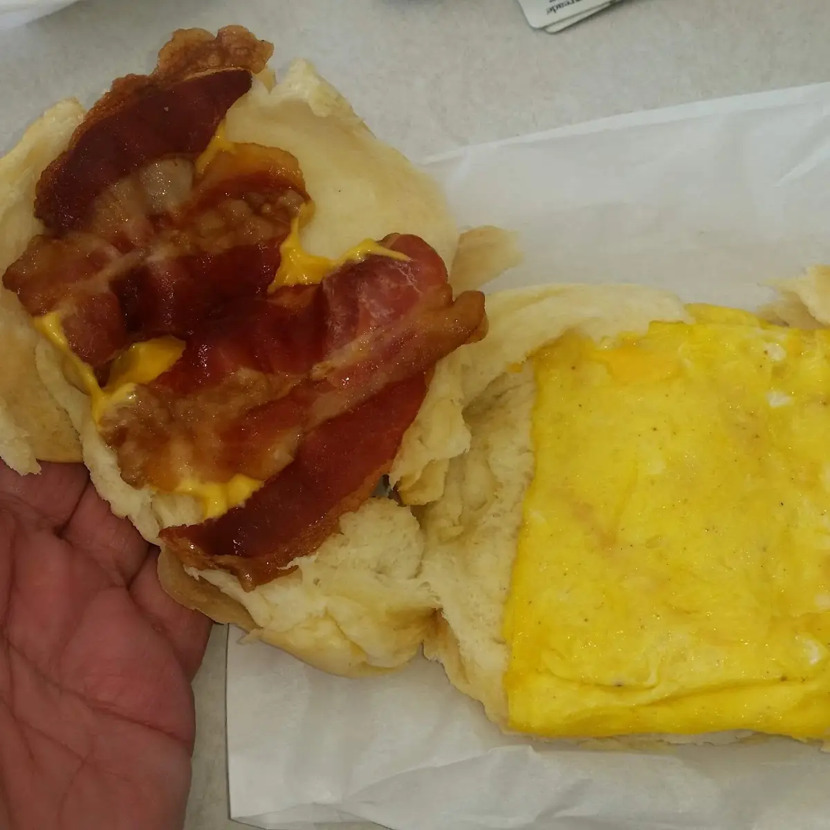 Bacon Egg Croissants
