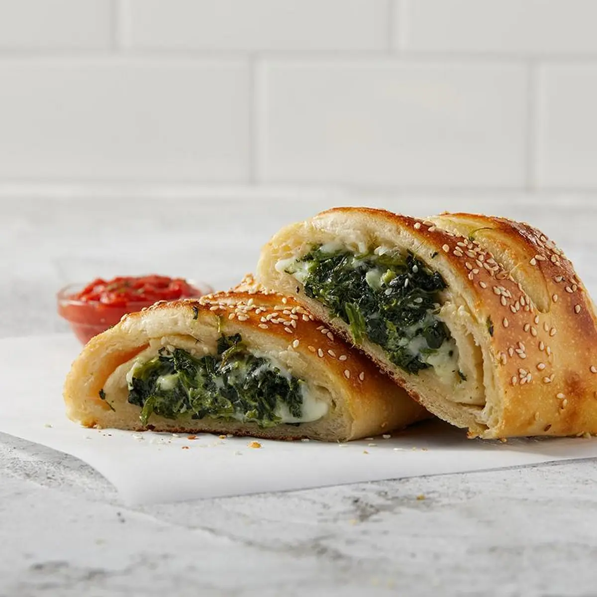 24 Spinach Stromboli