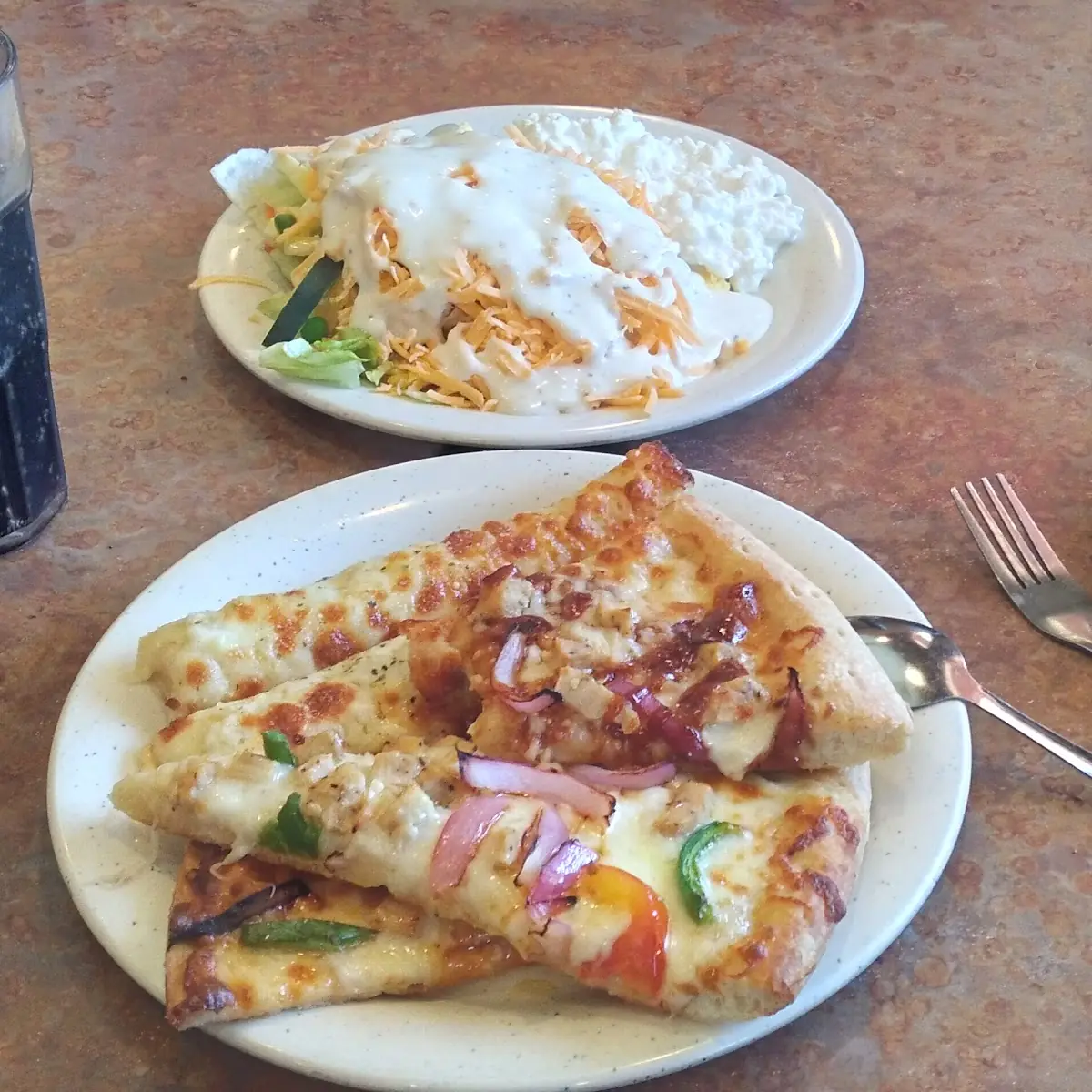 Pizza Chicken & Salad