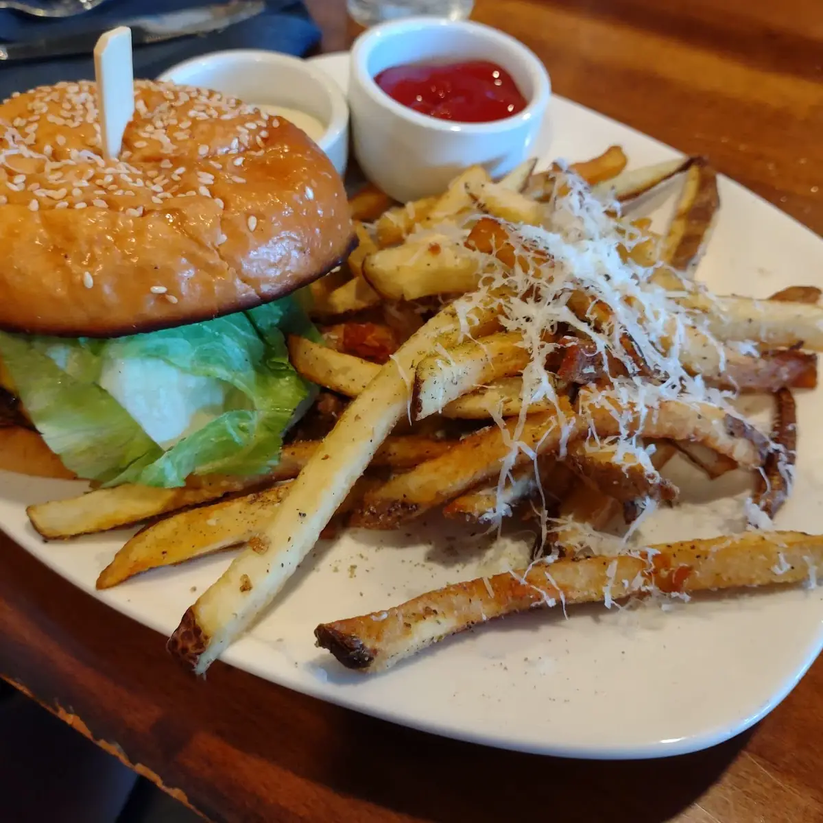 Burger and Fries