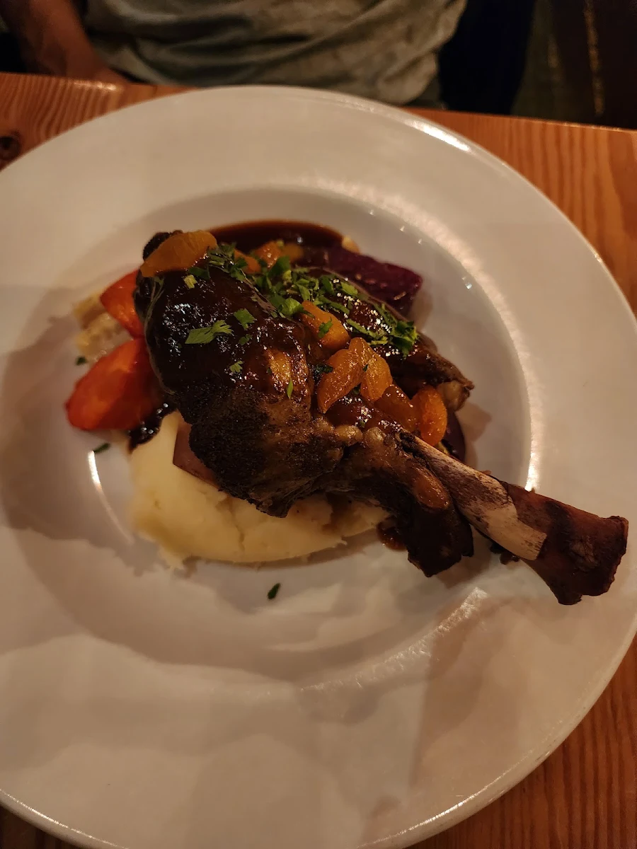 Braised Lamb Shank, Vault Restaurant