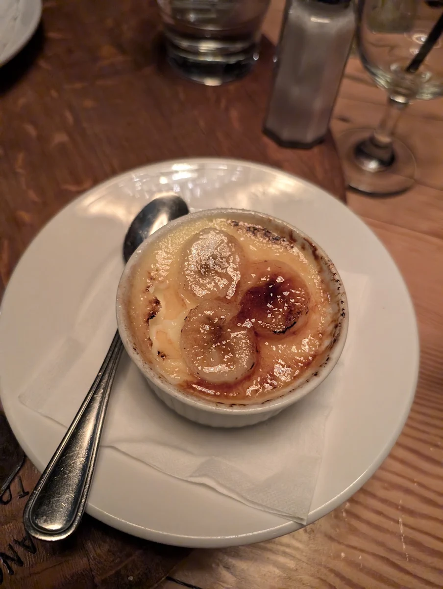 Creme Brulee, Vault Restaurant