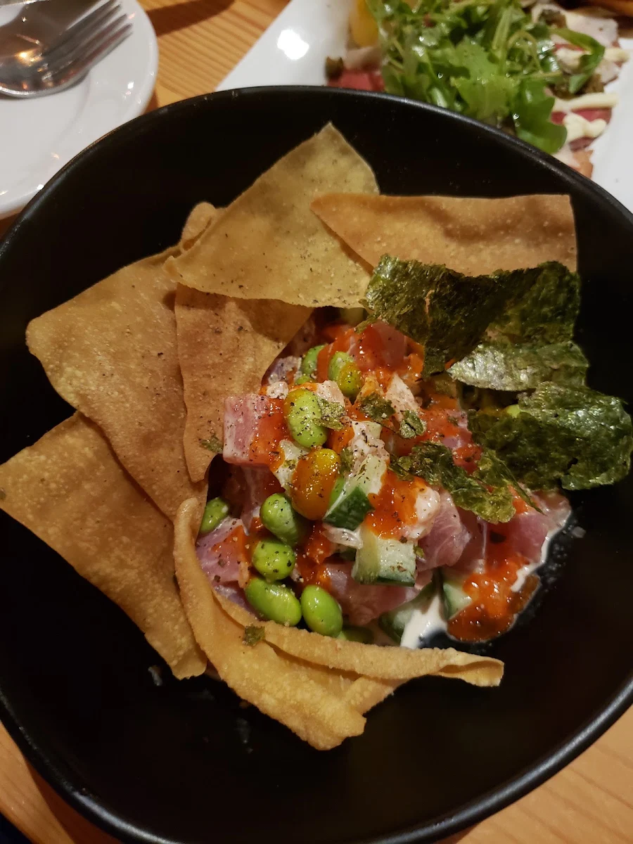 Tuna Poke, Vault Restaurant