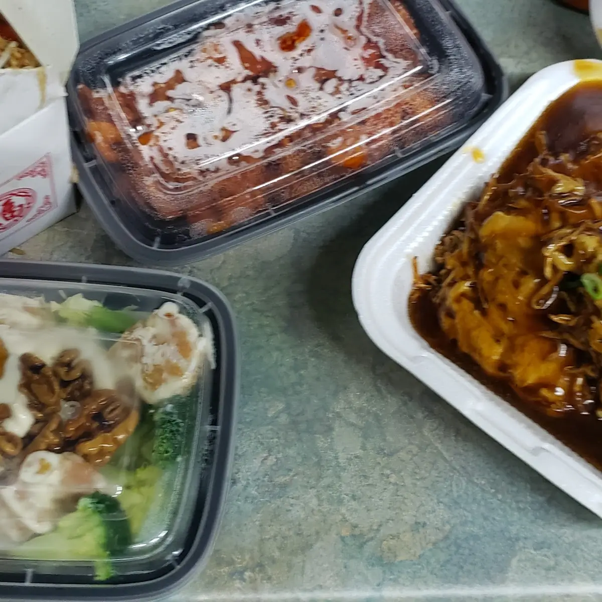 Egg Foo Young Walnut Shrimp Fried Rice Sesame Chicken