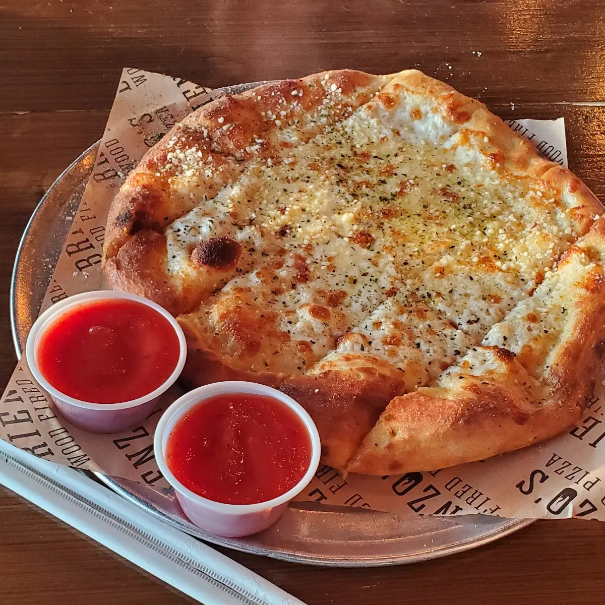 Breadsticks with Cheese Pizza