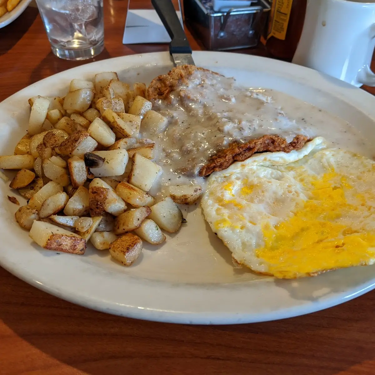 Country Fried Steak & Eggs