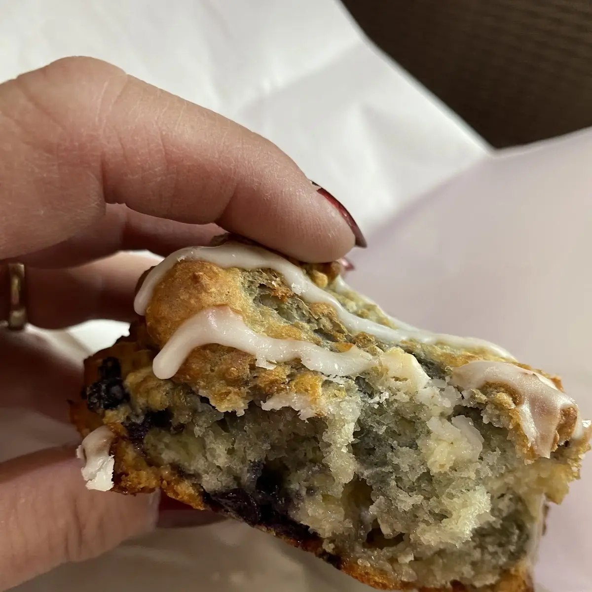 Blueberry White Chocolate Scone