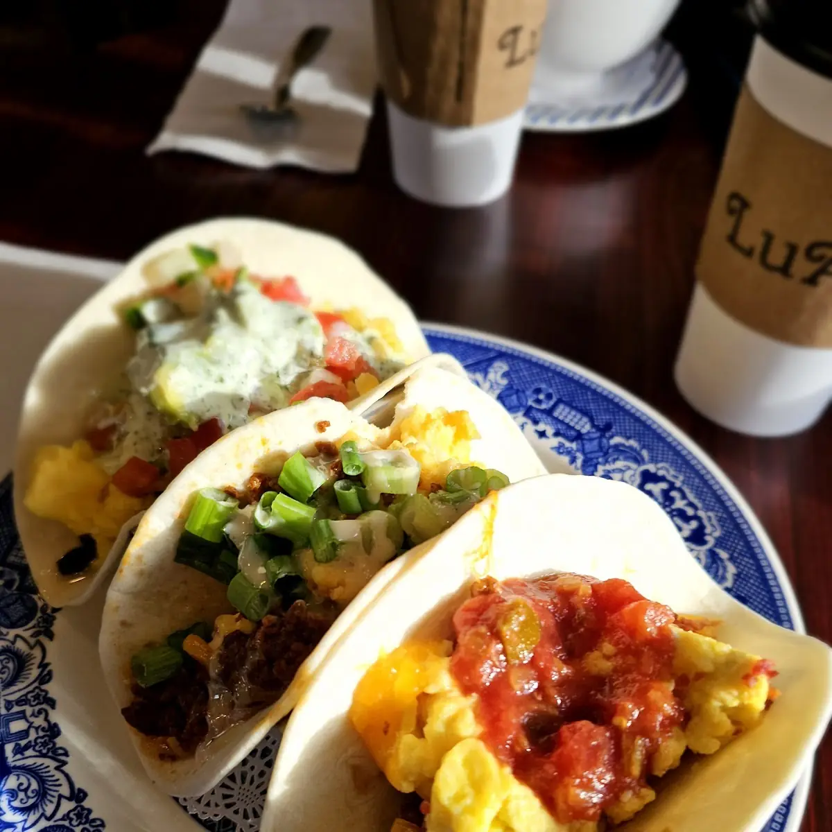 Timon's Breakfast Taco Trio