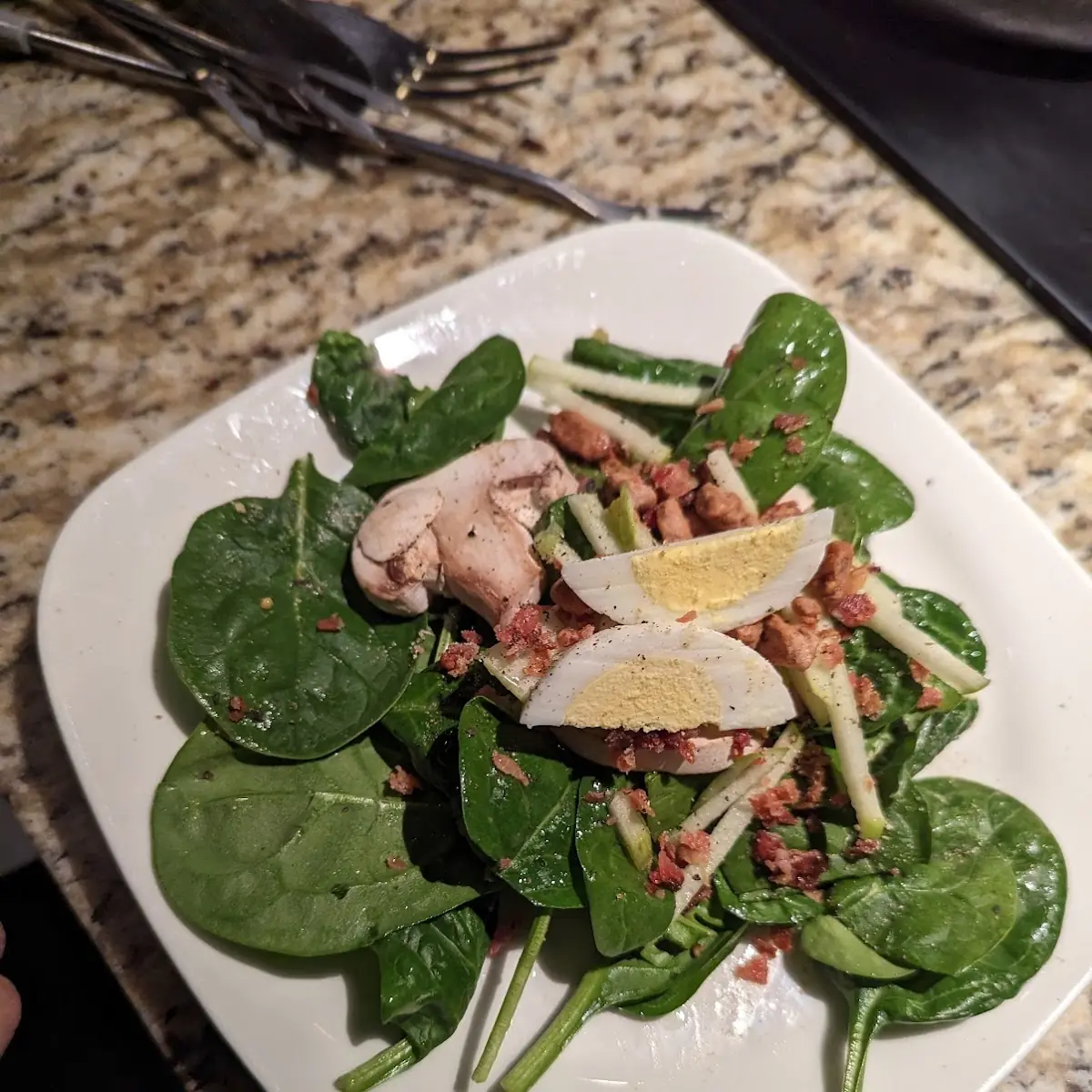 Apple Bacon Spinach