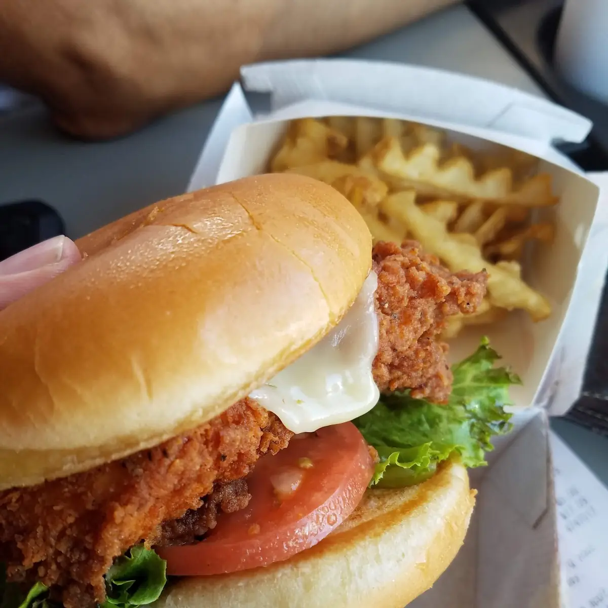 Spicy Deluxe Chicken Sandwich