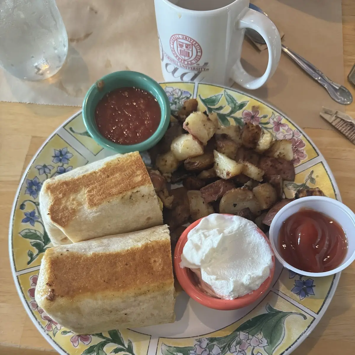 Breakfast Burrito with Potatoes