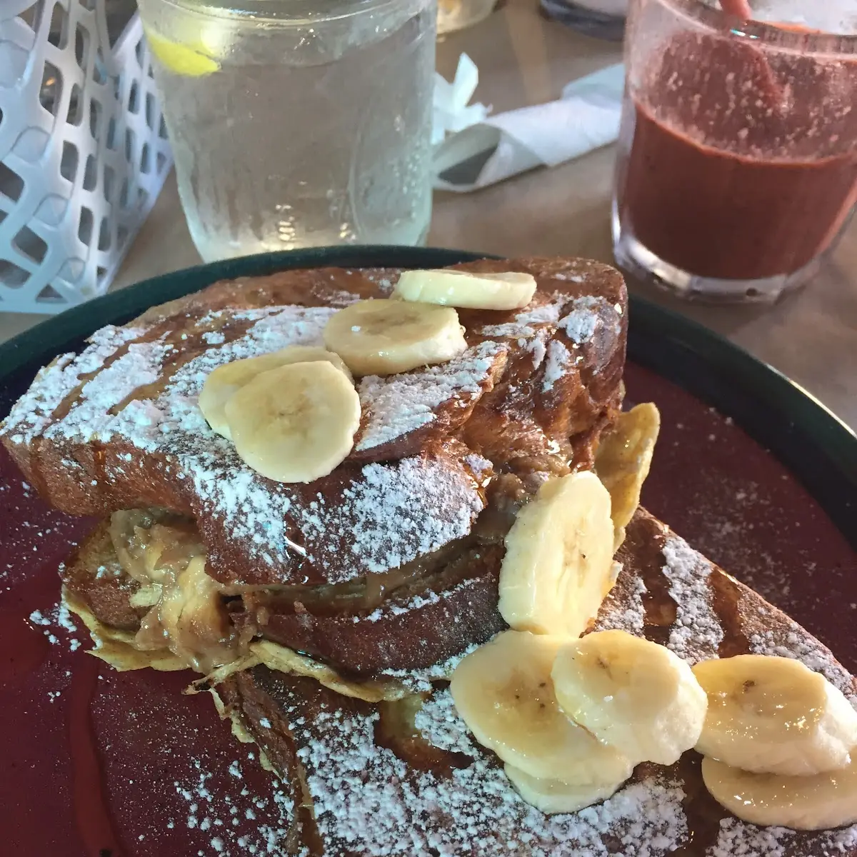 Peanut Butter Stuffed French Toast