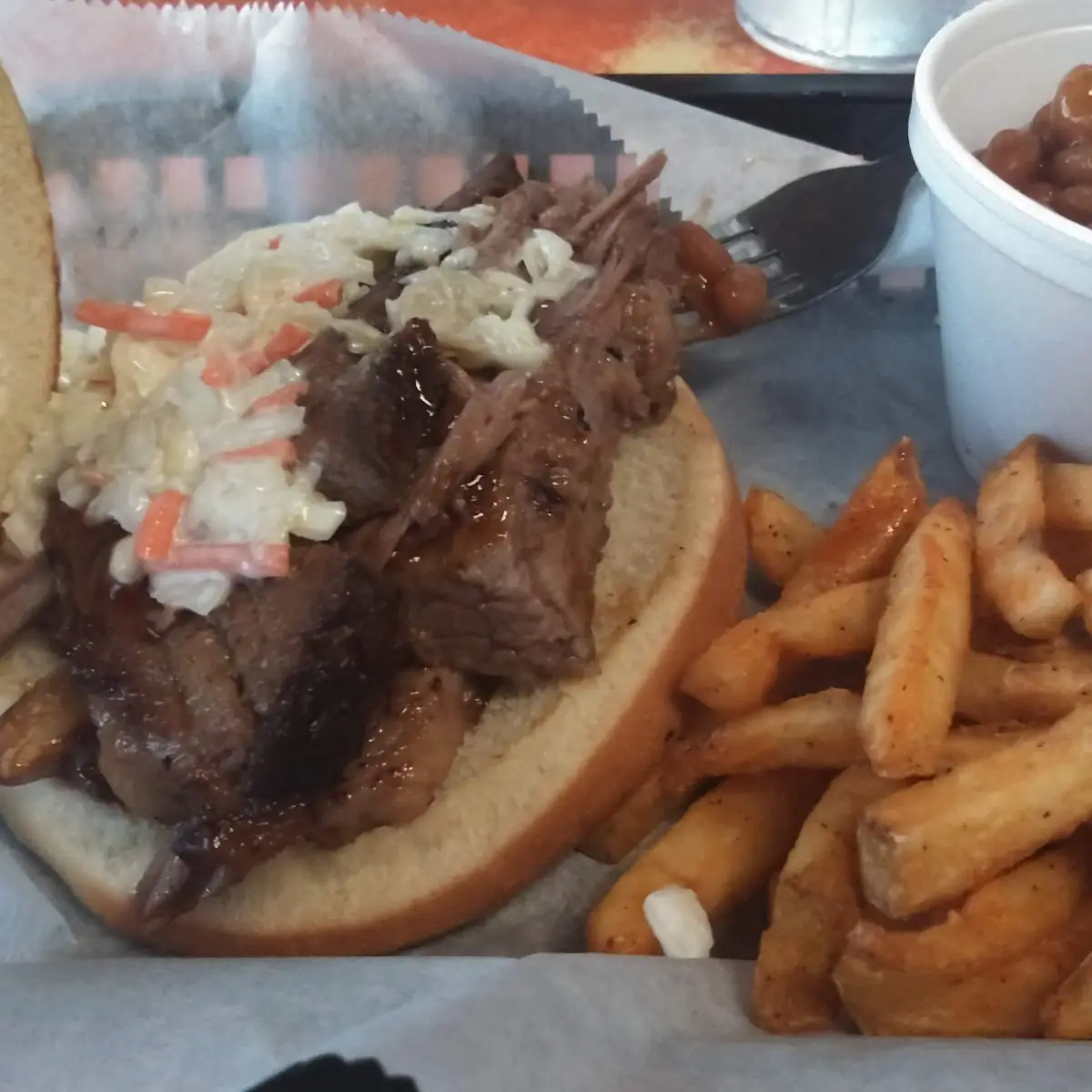 Brisket Sandwich Basket