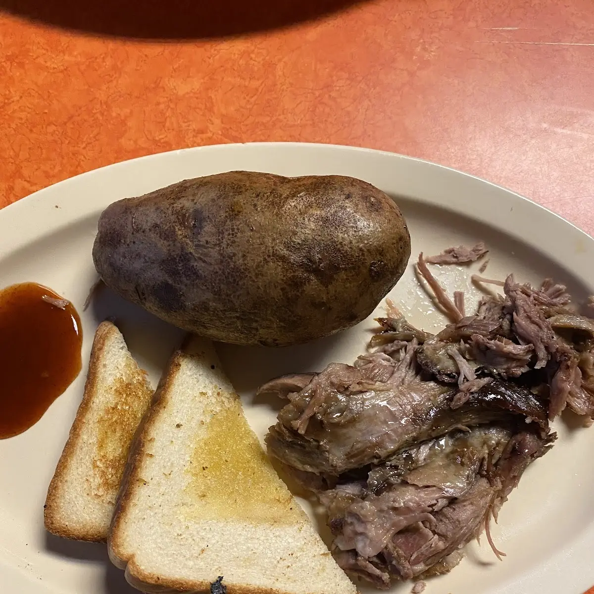 Pulled Pork with Baked Potato
