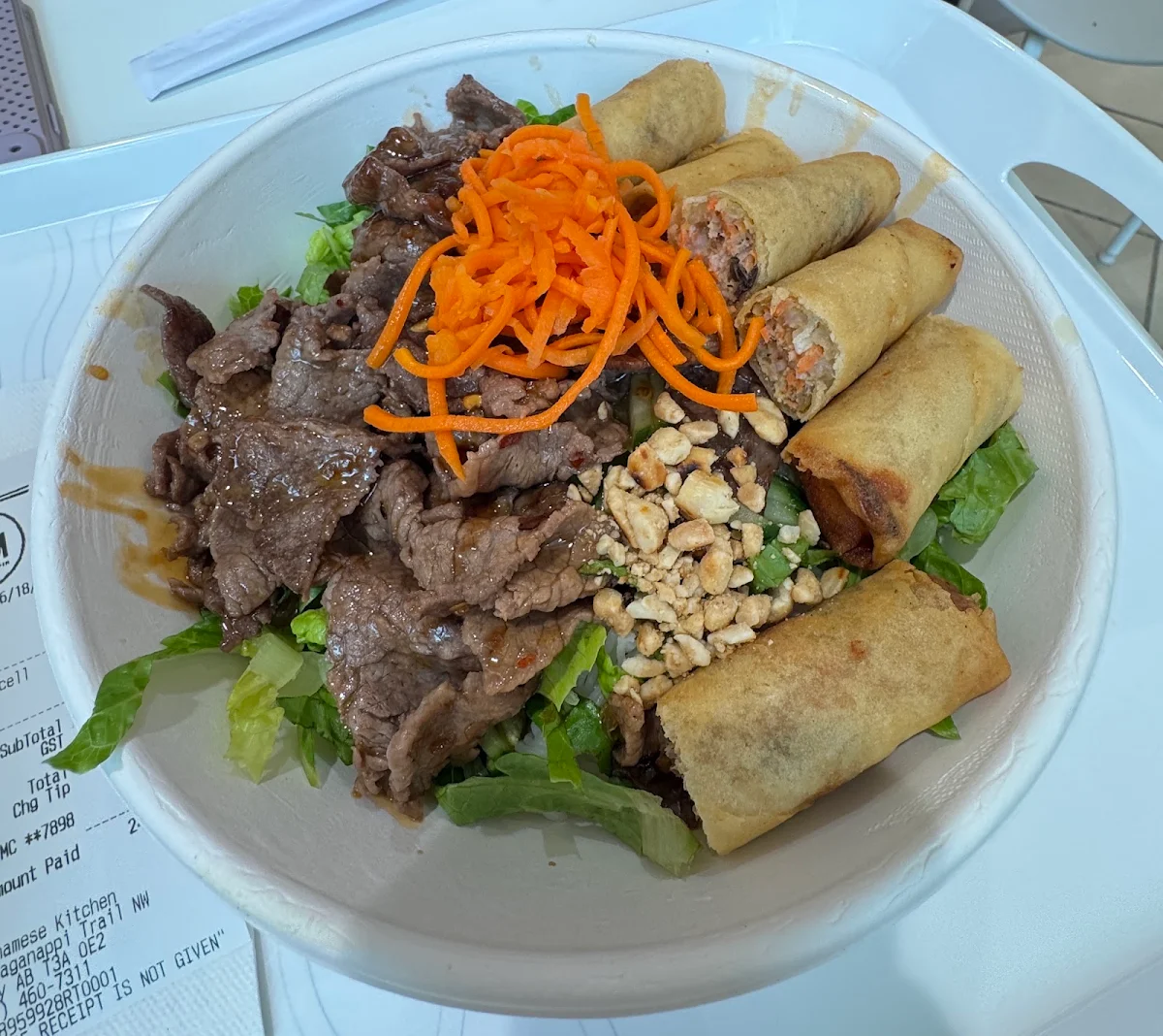 Chicken Satay Vermicelli Bowl