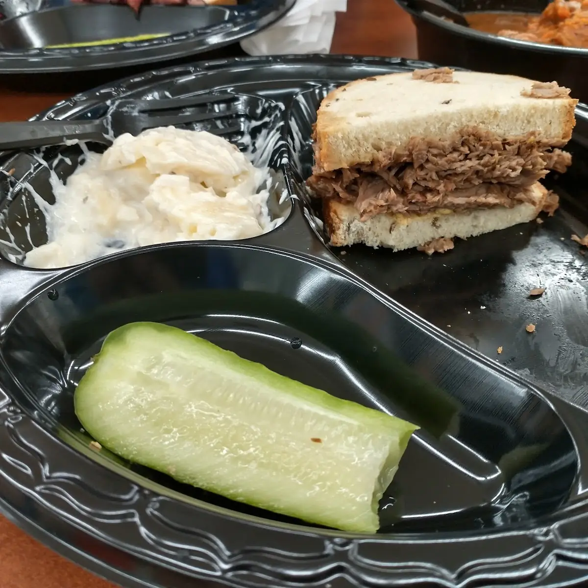 Hot Beef Brisket Sandwich
