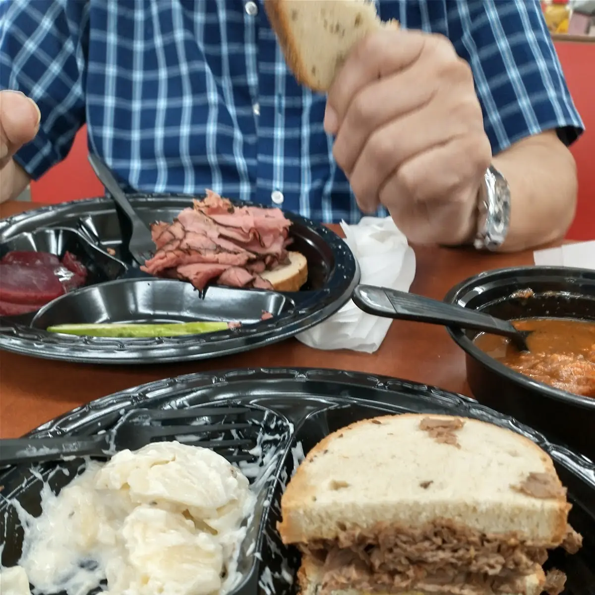 Potato Salad and Pickle