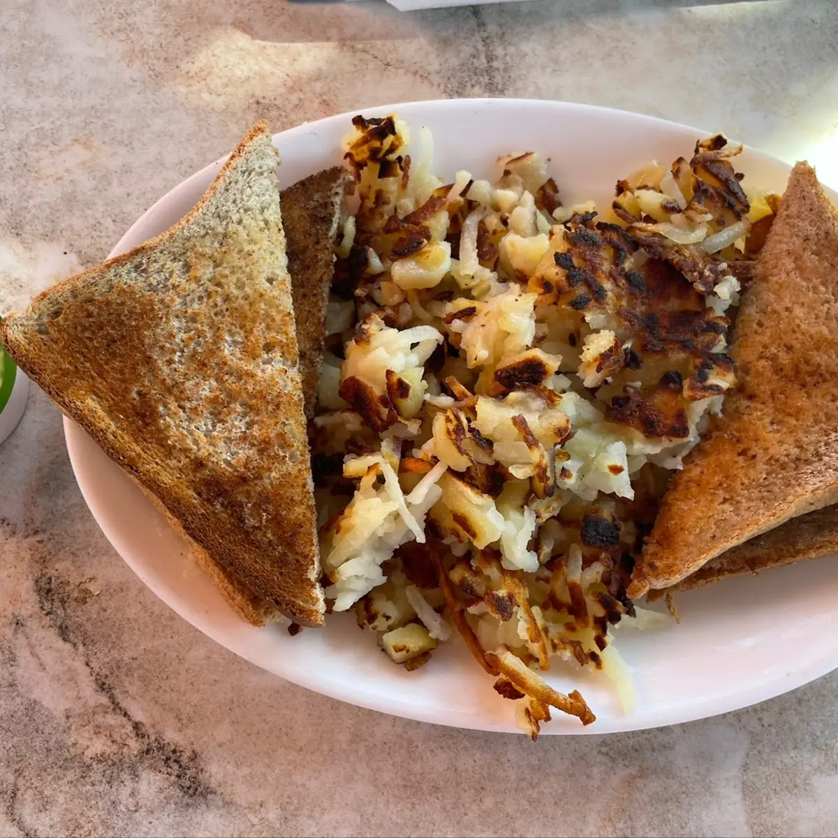 Hash Browns & Toast, Ambrosia Family Restaurant