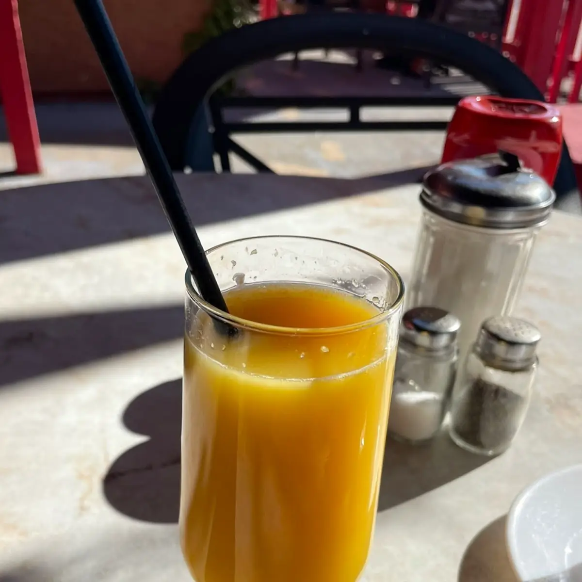 Orange Juice, Ambrosia Family Restaurant