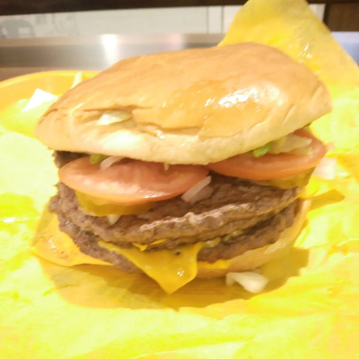 Triple Cheeseburger