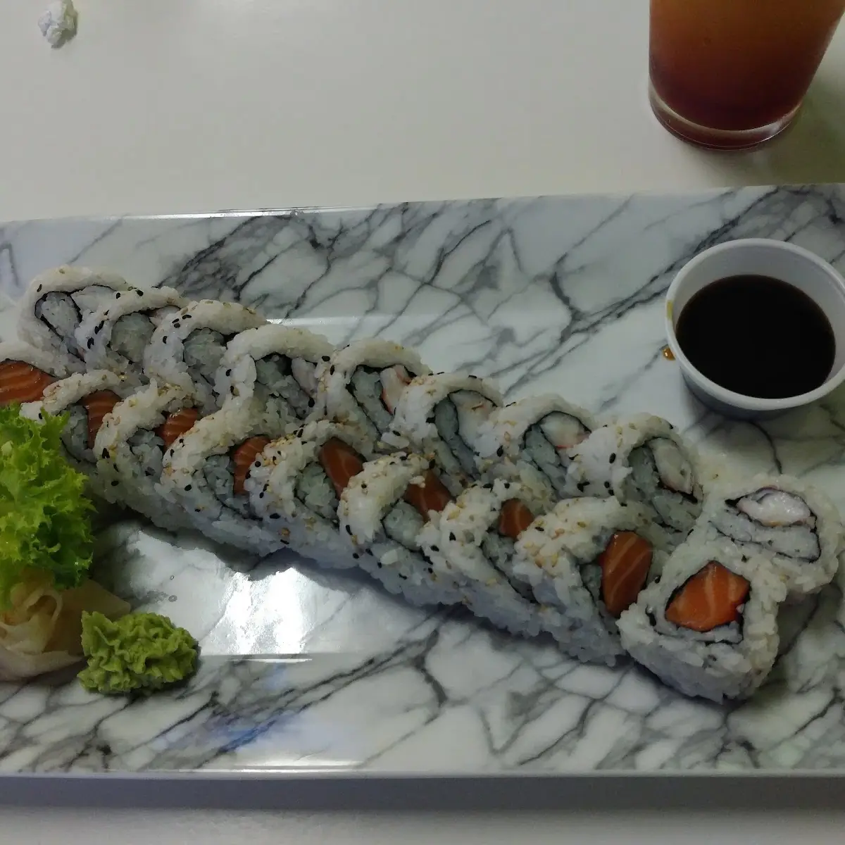 Basic Roll and Thai Tea