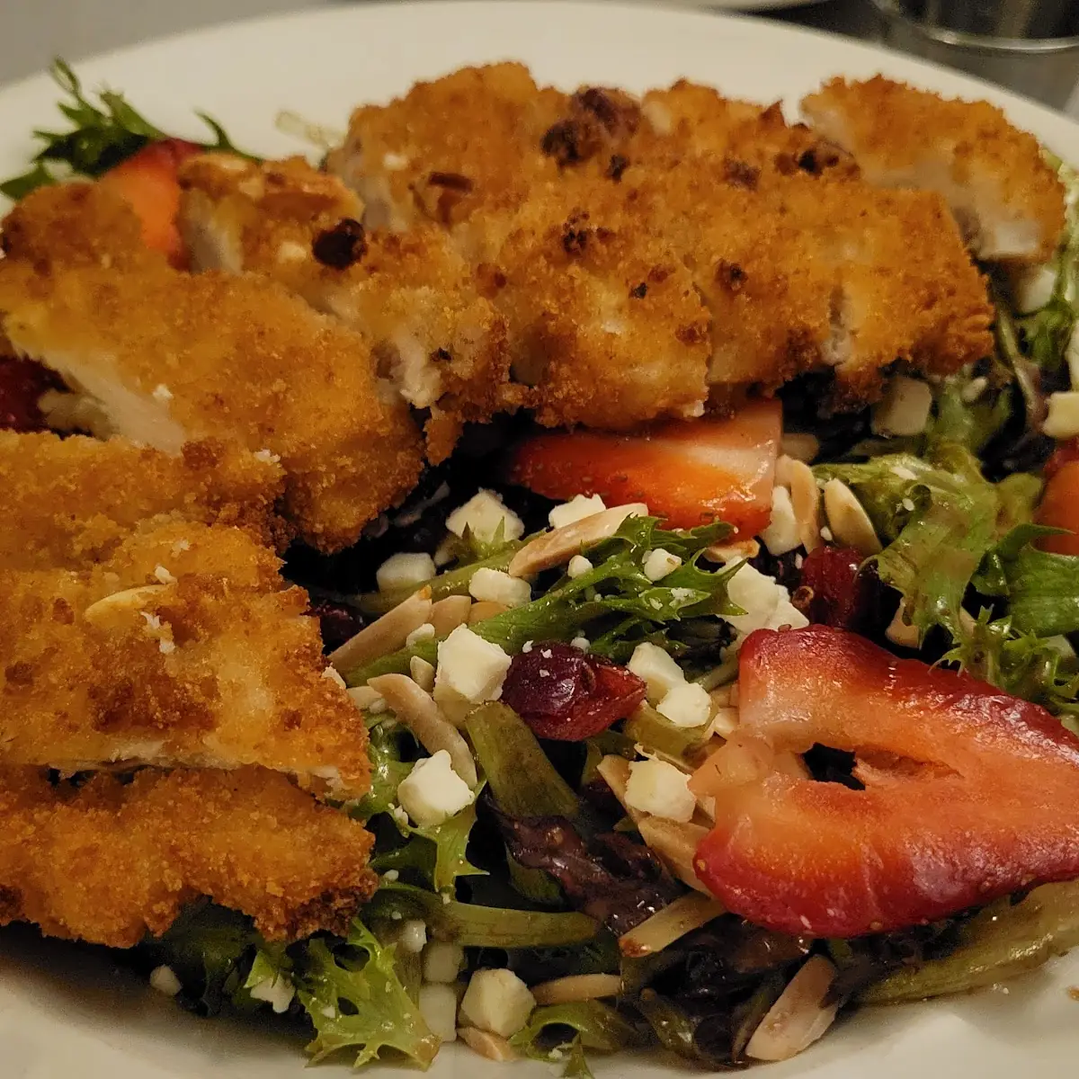 Raspberry Almond Chicken Salad