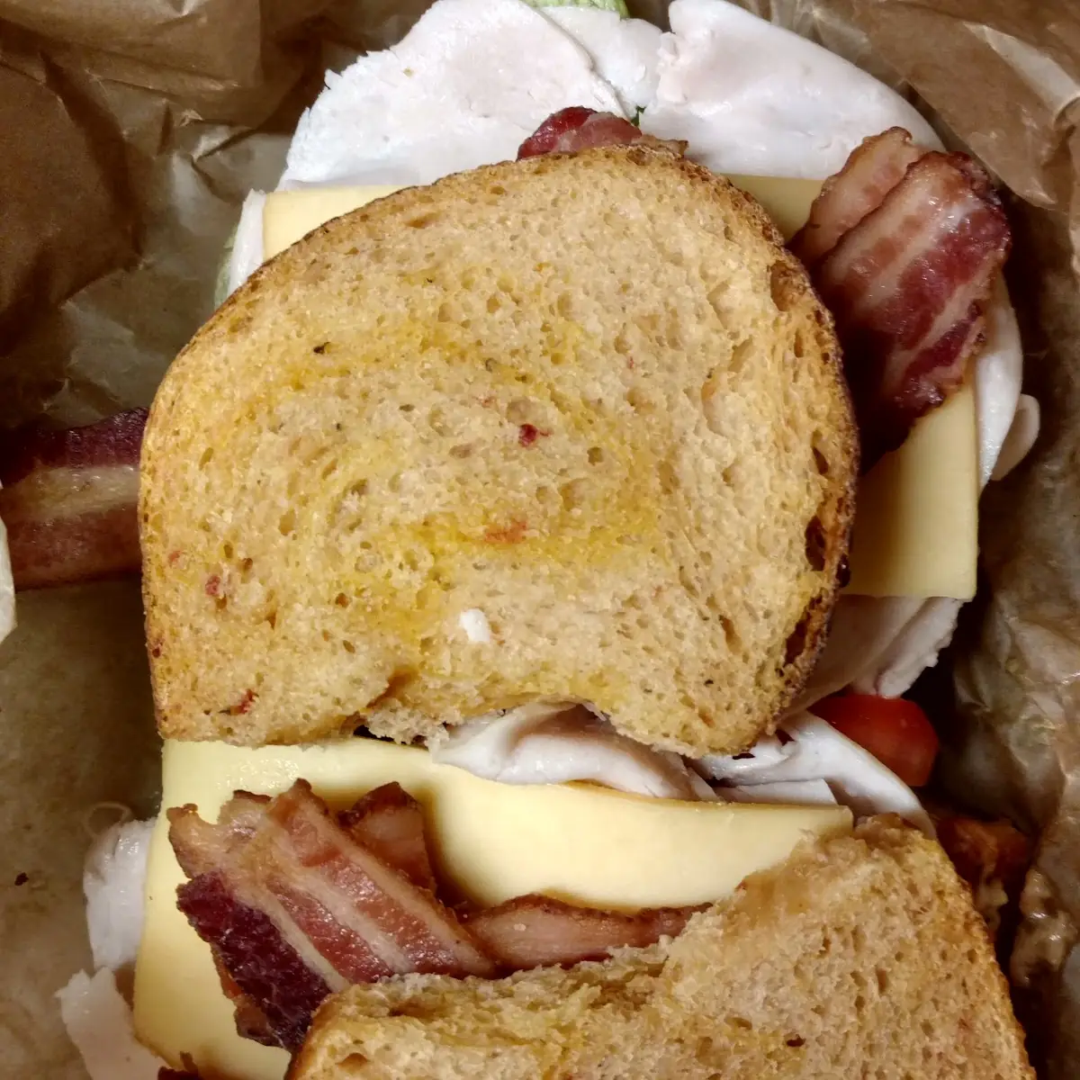 Turkey Bacon Sandwich