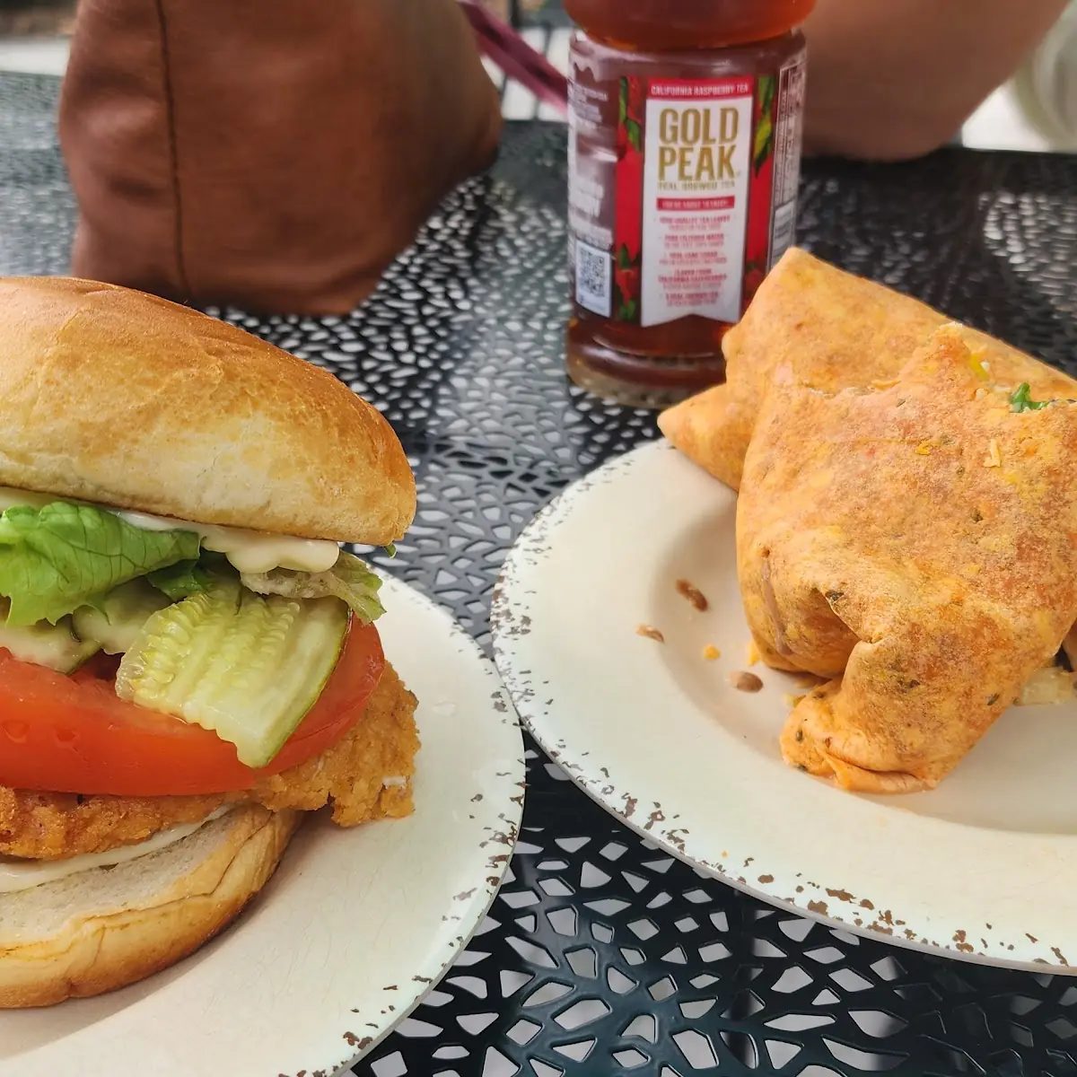 Fried Chicken Sandwich & Southwest Wrap