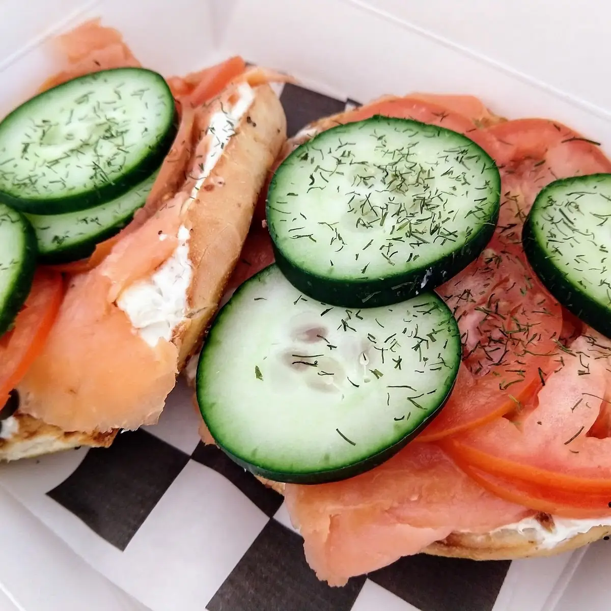 With Smoked Salmon